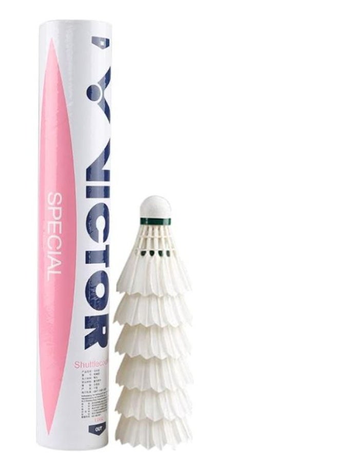 فيكتور سبيشل شاتلكوك ريش طبيعي لرياضة الريشة الطائرة - Image 1