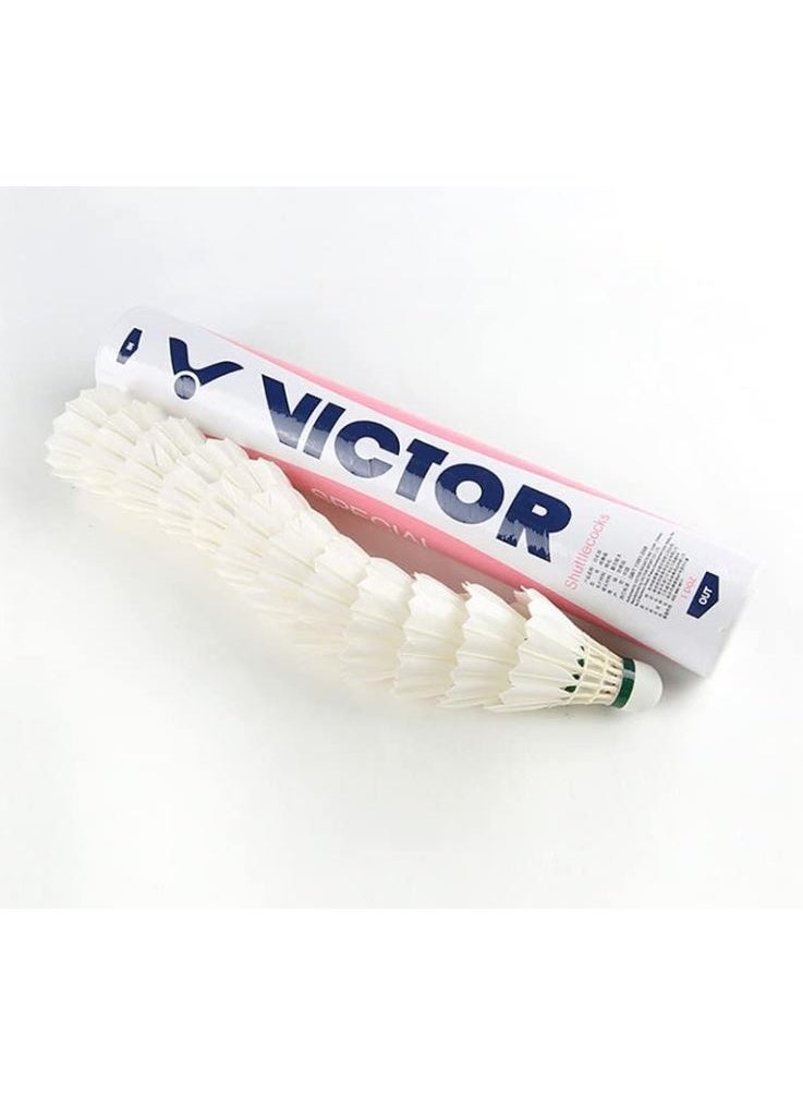 فيكتور سبيشل شاتلكوك ريش طبيعي لرياضة الريشة الطائرة - Image 4