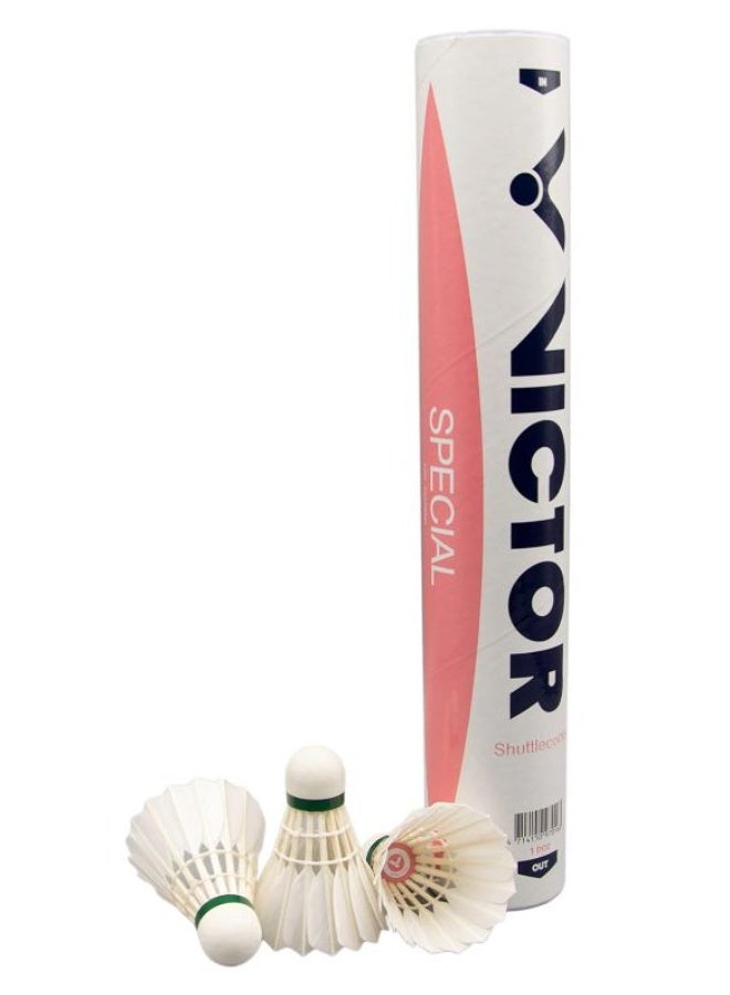 فيكتور سبيشل شاتلكوك ريش طبيعي لرياضة الريشة الطائرة - Image 3