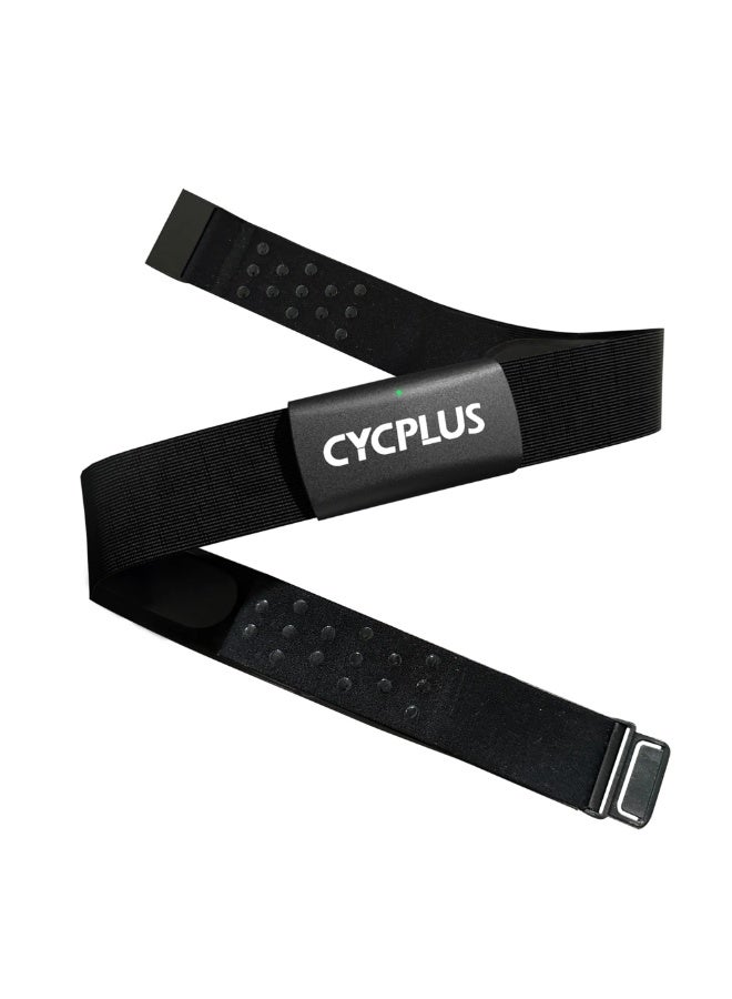 سي واي سي بلس سوار قياس معدل ضربات القلب H2 – جهاز مراقبة معدل ضربات القلب البصري بدقة، اتصال ANT+ وBluetooth 5.0، مقاوم للماء بتصنيف IP67، بطارية تدوم 500 ساعة، خفيف الوزن ومريح. - Image 1