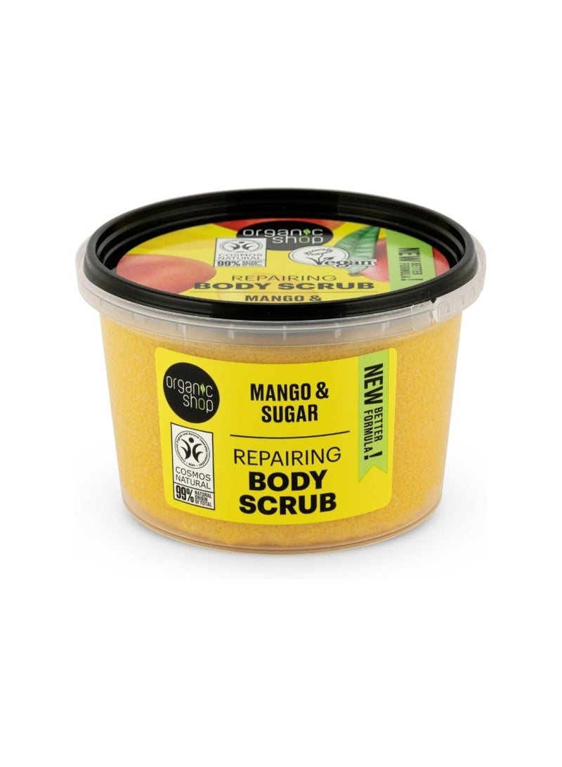 Organic Shop Kenyan Mango Body Scrub, 250 ml