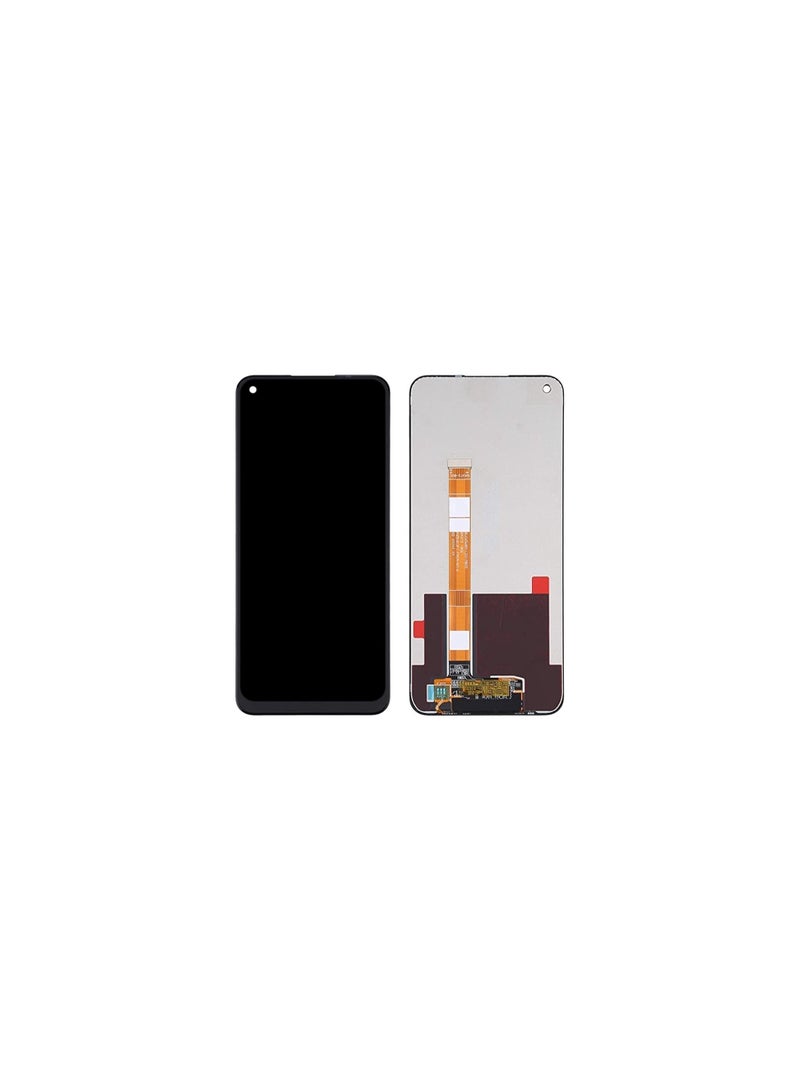 Realme C17 LCD Touch Screen Assembly – Black (OR / No-IC, Full Display + Touch, 6.5”)