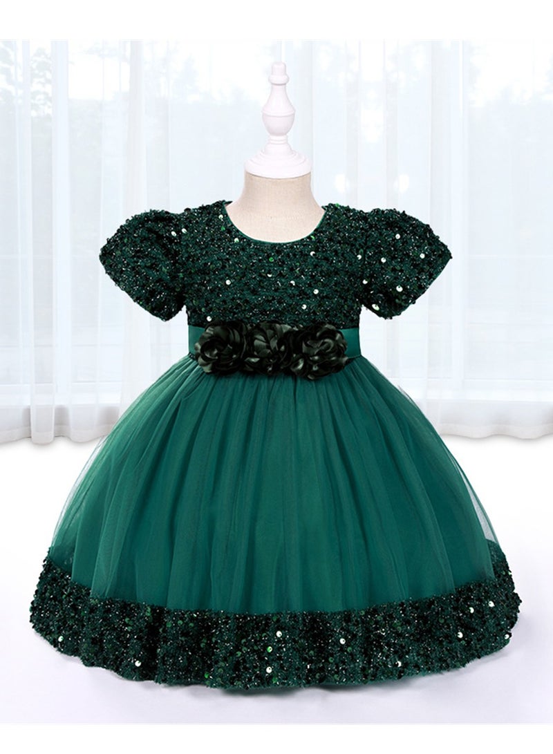Children's Dresses Princess Dresses Flower Girl Wedding Dresses Performance Costumes - Image 2