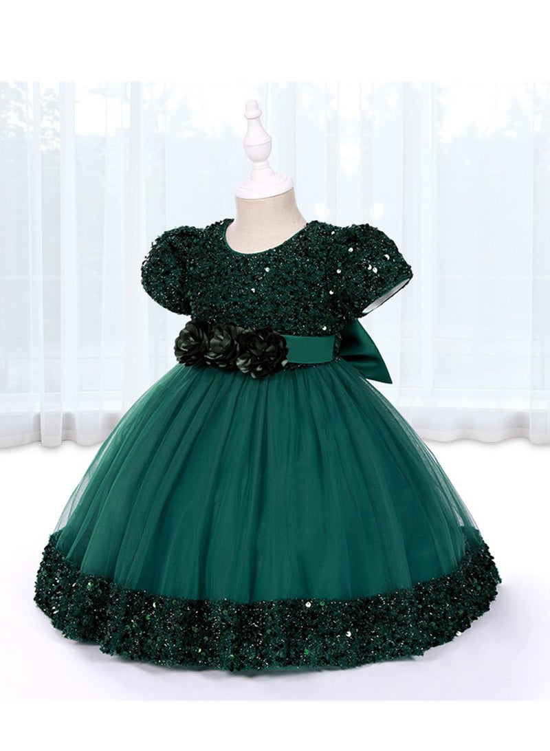 Children's Dresses Princess Dresses Flower Girl Wedding Dresses Performance Costumes - Image 4