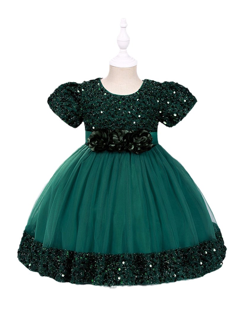 Children's Dresses Princess Dresses Flower Girl Wedding Dresses Performance Costumes - Image 1