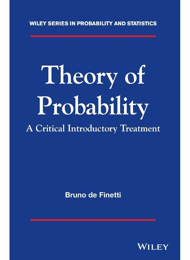 Theory of Probability: A Critical Introductory Treatment  - Image 1