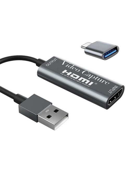Video Capture Card, Video Recording Card Wonderful 4K HDMI to 1080P USB for Gaming Streaming TV Recorder, Compatible with Mac OS System Windows for PS4 PS5, Nintendo Switch, Xbox One