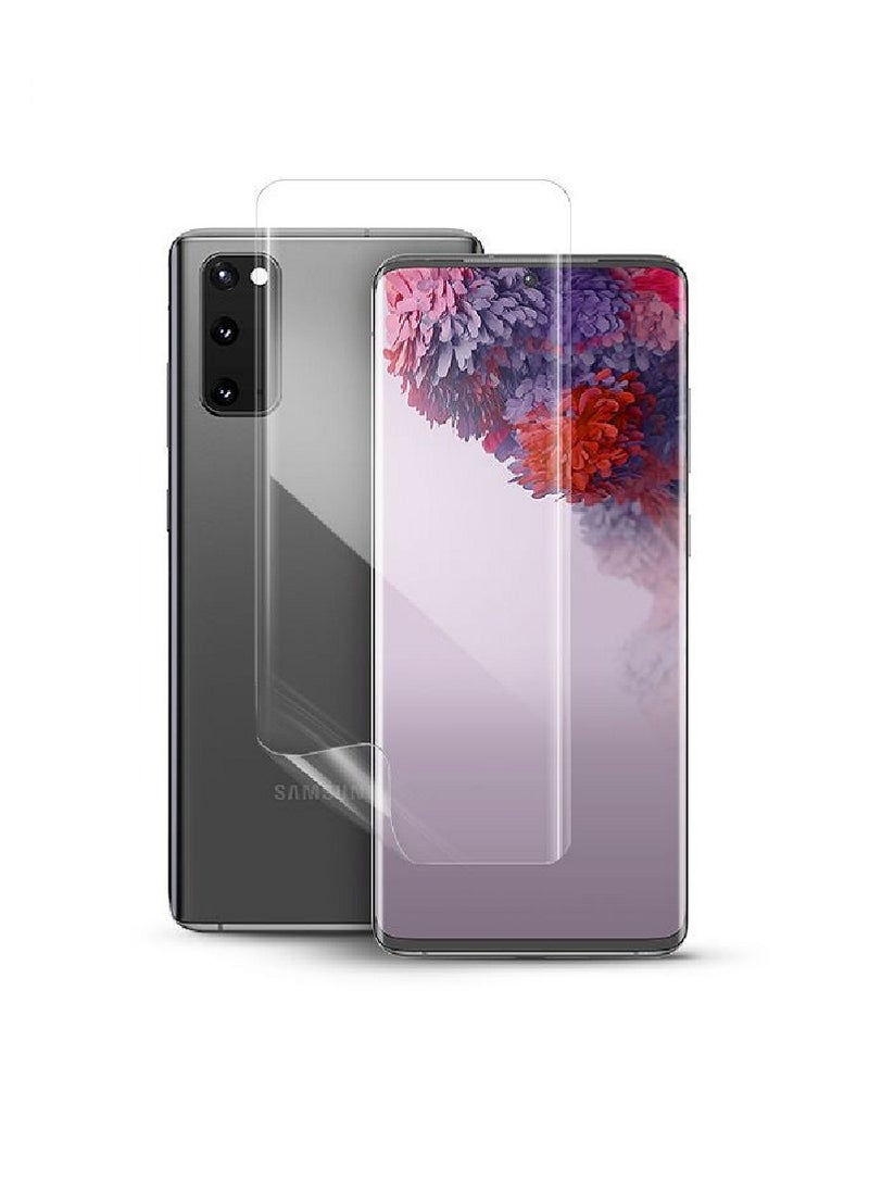 Unipha Flexible TPU Screen Protector Designed For Samsung Galaxy S20 Clear HD Self Healing Unbreakable Film - Image 1