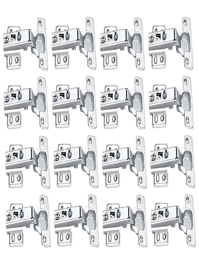 Redwud Steel Auto Concealed Hinges, 0 Degree- Full Overlay [2 Pair Pack] Pack of 8 - Image 1