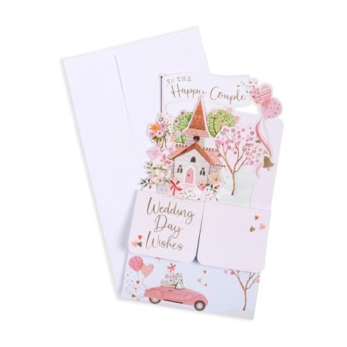 itsy-bitsy Itsy Bitsy Second Nature 3D Pop Up Greeting Card & Envelope Wedding | for Birthday, Anniversary, Celebrations, Wedding, Decoration | Gift for Kids & Adults - Image 3