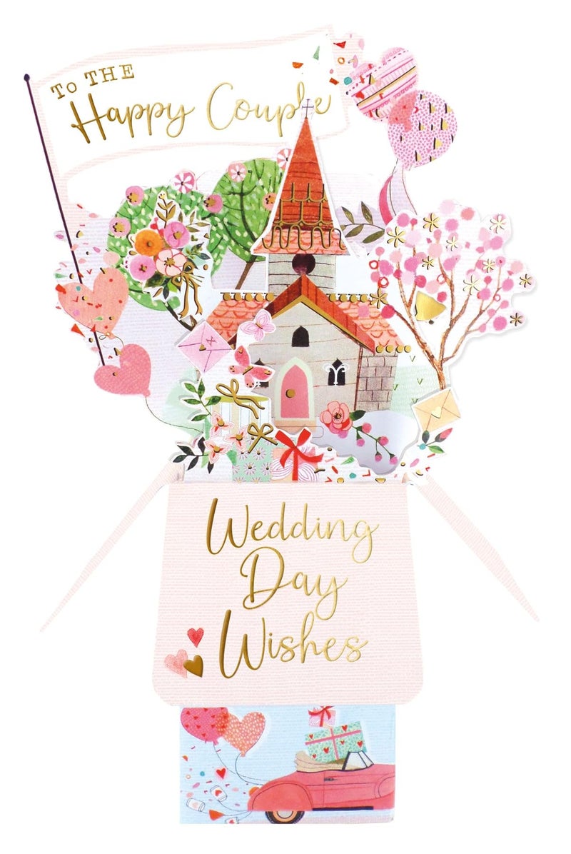 itsy-bitsy Itsy Bitsy Second Nature 3D Pop Up Greeting Card & Envelope Wedding | for Birthday, Anniversary, Celebrations, Wedding, Decoration | Gift for Kids & Adults - Image 5