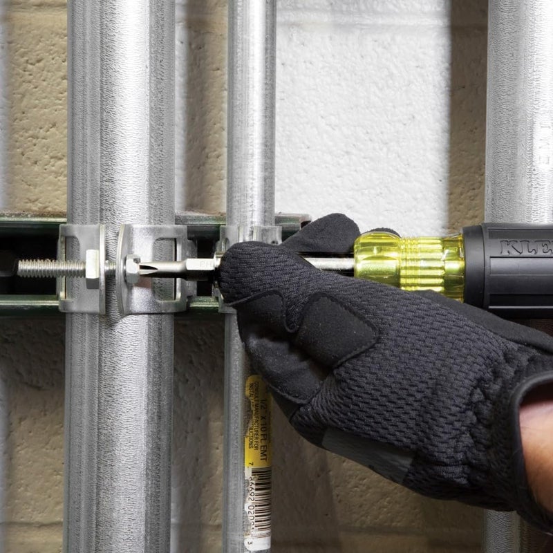 Klein Tools Heavy Duty Multi-Bit Screwdriver/Nut Driver 32557 - Yellow/Black - Image 5