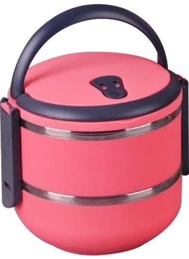 SAN Lunchbox Food Thermos Two-Layer Lunch Box Pink 