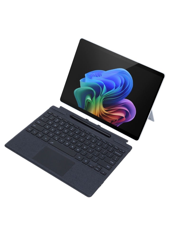 لوحة مفاتيح 2109-AS متوافقة مع تقنية البلوتوث لجهاز مايكروسوفت سيرفس برو 12 بوصة/11/10/9/8/X، لوحة مفاتيح بإضاءة خلفية تعمل باللمس - لون أسود - Image 1