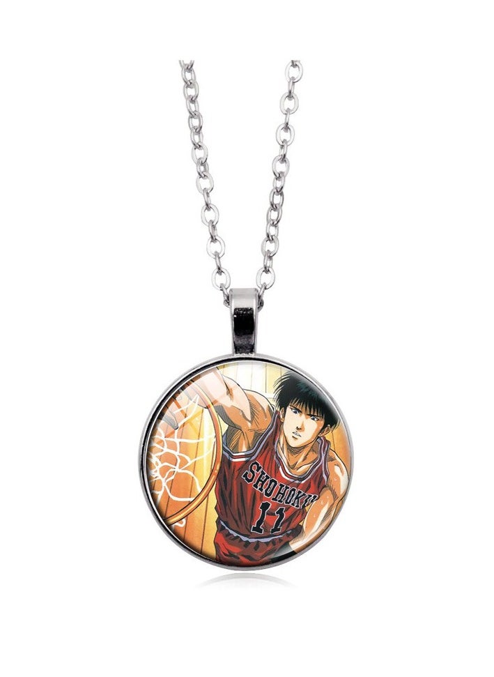 KUYING New Slam Dunk Pendant Sweater Chain Jewelry 