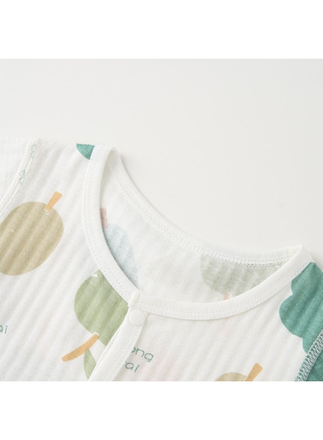 Tongtai Baby Short-sleeved Rompers Summer Pure Cotton Newborn Clothes Unisex Romper Crawling Suit Pajamas 2-piece Set - Image 3