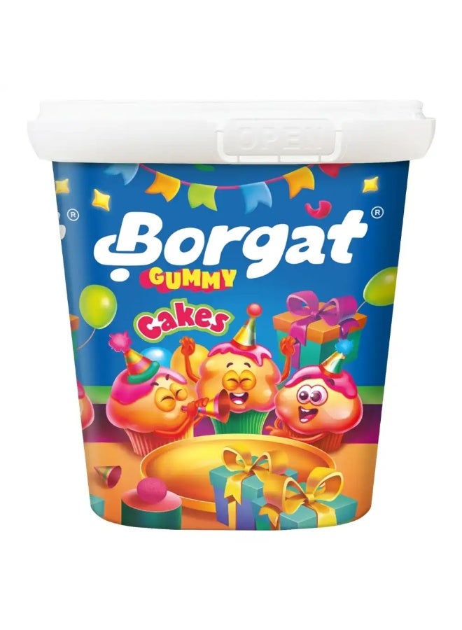 Borgat Cakes Shaped And Flavored Mini Gummy Candy- 160gms
