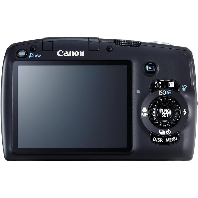 Canon Powershot SX110IS 9MP Digital Camera with 10x Optical Image Stabilized Zoom (Black) (Renewed) - Image 2