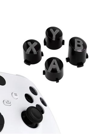 EXtremeRate ABXY Buttons for Xbox Series X & S Controller Three-Tone Black & Clear with White Classic Symbols Action Keys Replacement Buttons for Xbox One S/X Elite Series 2 & 1 Wireless Controller - pzsku/Z5584B24E2309CEDB9F40Z/45/_/1702351240/38e42817-75d7-4da1-9c12-39b3b025cf13