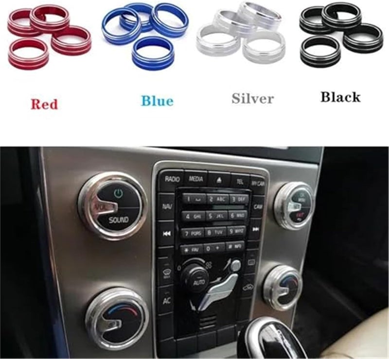 Wivplex Car Air Conditioning Button Covers for Volvo - Image 2