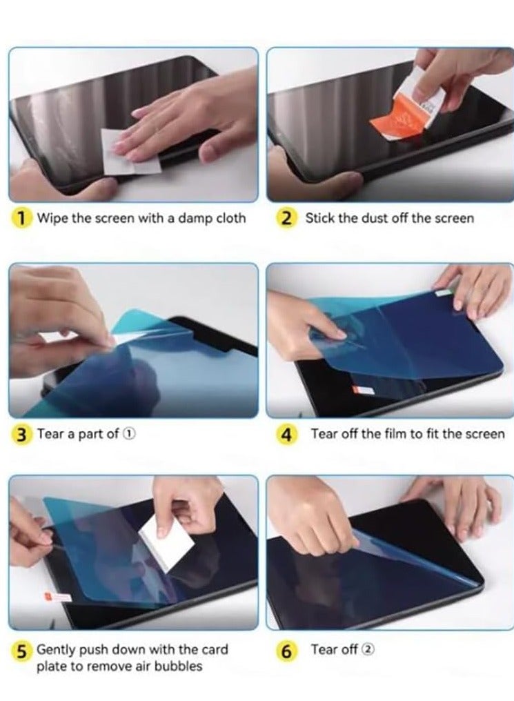 [1 Pack] Paper-Feel Screen Protector for Lenovo Yoga Tab Plus 12.7 2025 and Lenovo Idea Tab Pro 12.7 2025 and Tab P12  12.7 Inch 2023, Anti-Glare/Writing Smooth PET Protective Film for S-Pen , Matte - Image 5