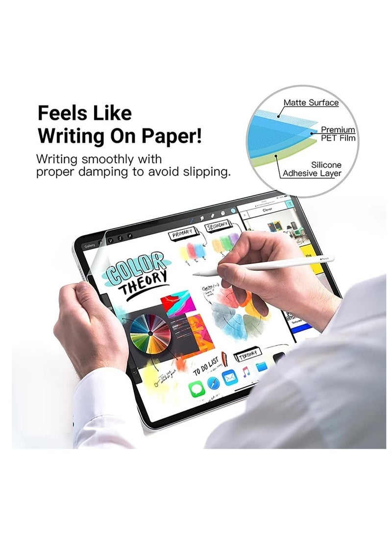 [1 Pack] Paper-Feel Screen Protector for Lenovo Yoga Tab Plus 12.7 2025 and Lenovo Idea Tab Pro 12.7 2025 and Tab P12  12.7 Inch 2023, Anti-Glare/Writing Smooth PET Protective Film for S-Pen , Matte - Image 4