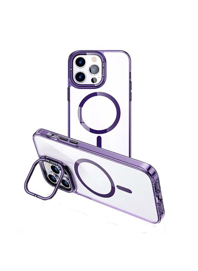 S-TOP Case For iPhone 14 Pro MagSafe Magnetic Invisible Holder Transparent Phone Case - Image 1