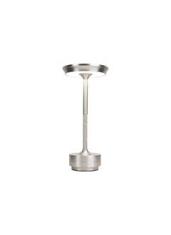 HOCC Luminous Elegance Battery Operated Table Lamp Silver  - Image 1