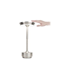HOCC Luminous Elegance Battery Operated Table Lamp Silver  - Image 3