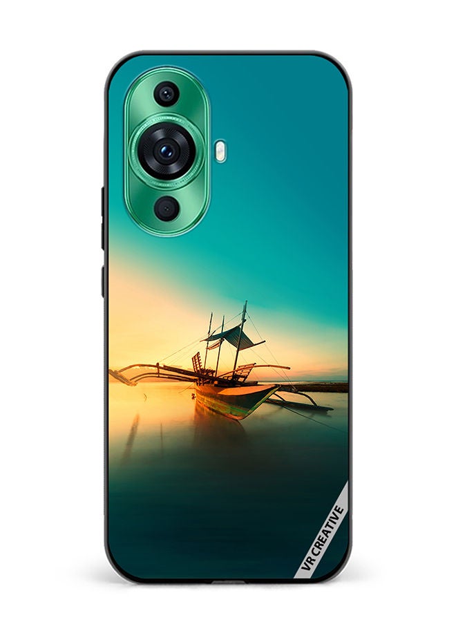 VR CREATIVE Protective Case Cover For Huawei nova 11 Ultra Boat On A Water Design Multicolour - Image 1
