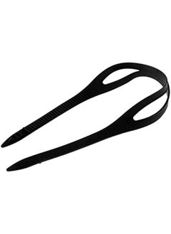 Generic Universal Swimming Goggles Swim Glasses Eyewear Silicone Strap Head Band Replacement Spare Accessories Black/Clear  - Image 3