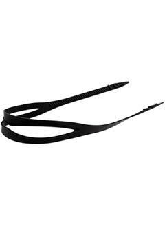 Generic Universal Swimming Goggles Swim Glasses Eyewear Silicone Strap Head Band Replacement Spare Accessories Black/Clear  - Image 5