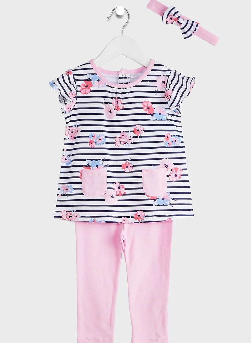 Mini Moi Infant 3 Pack Printed Gift Set