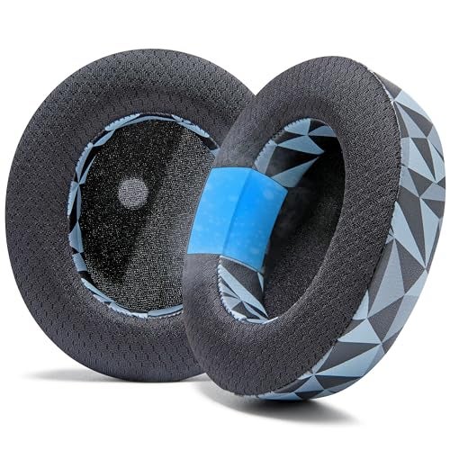 WC Freeze Stealth Pro - Cooling Gel Earpads for Turtle Beach Stealth Pro by Wicked Cushions - Boost Comfort, Durability, Thickness & Sound Isolation for Superior Gaming Sessions | Geo Grey - Image 1