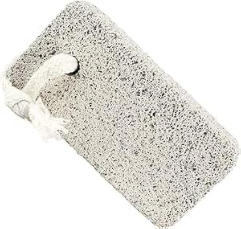 Rectangle Shaped Pumice Stone – Natural Foot Exfoliator for Cracked Heels, Callus Remover, and Dead Skin | Pedicure Tool for Smooth Feet and Elbows - Image 3