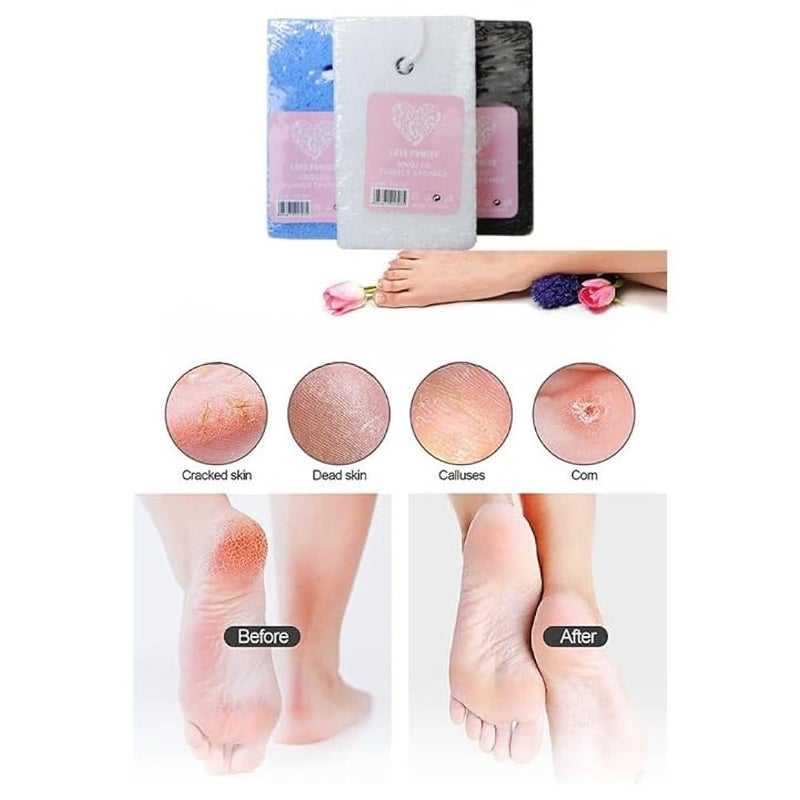 Rectangle Shaped Pumice Stone – Natural Foot Exfoliator for Cracked Heels, Callus Remover, and Dead Skin | Pedicure Tool for Smooth Feet and Elbows - Image 4