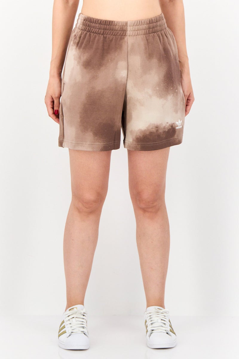 adidas Originals Women Sportswear Fit Outdoor Shorts, Brown  - Image 1