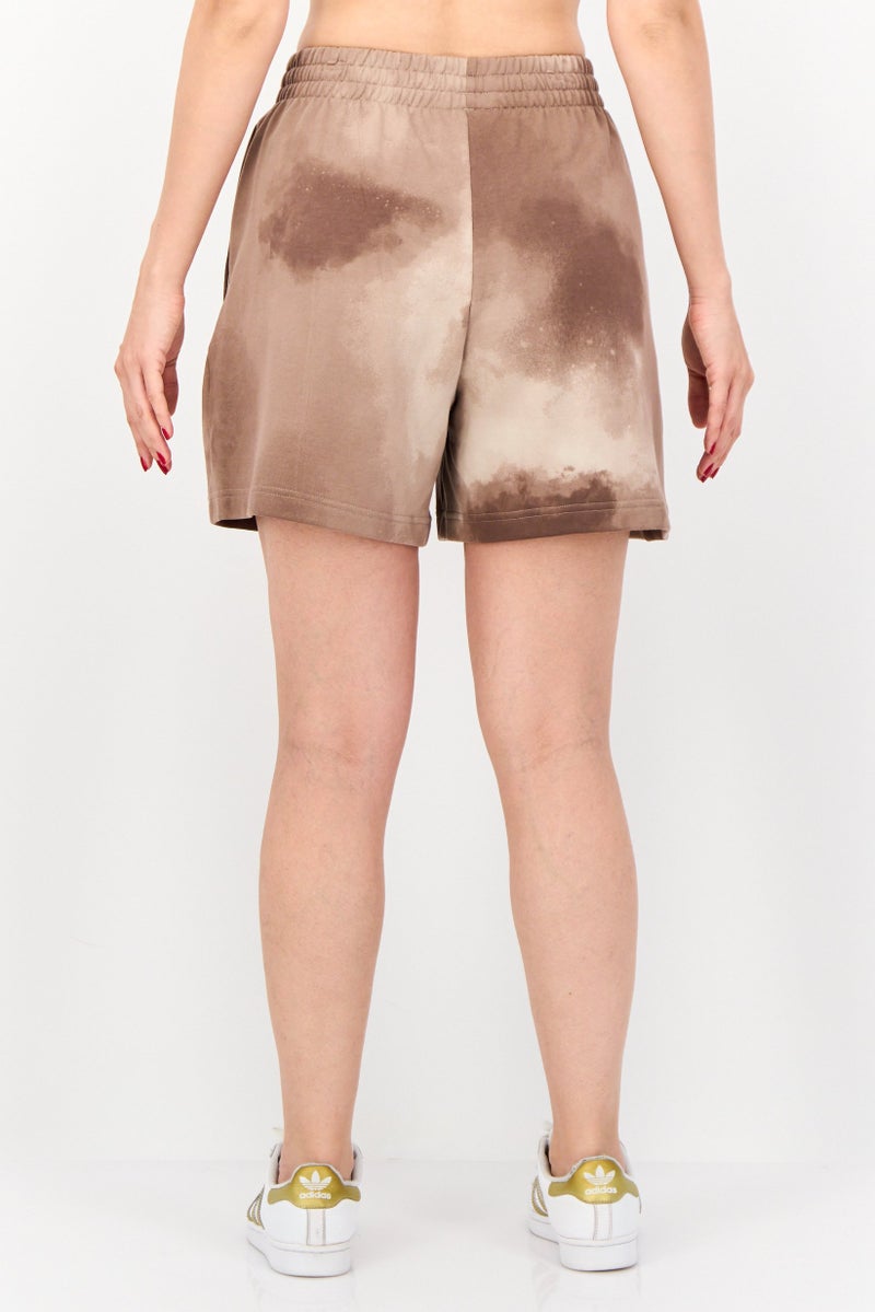 adidas Originals Women Sportswear Fit Outdoor Shorts, Brown  - Image 3