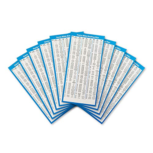 Logos Trading Post Bible Reading Plans: Daily Planner Bible Study Bookmarks - Set of 10, Christian Devotional Scripture Tabs - Perfect for Church & Small Groups - Image 1