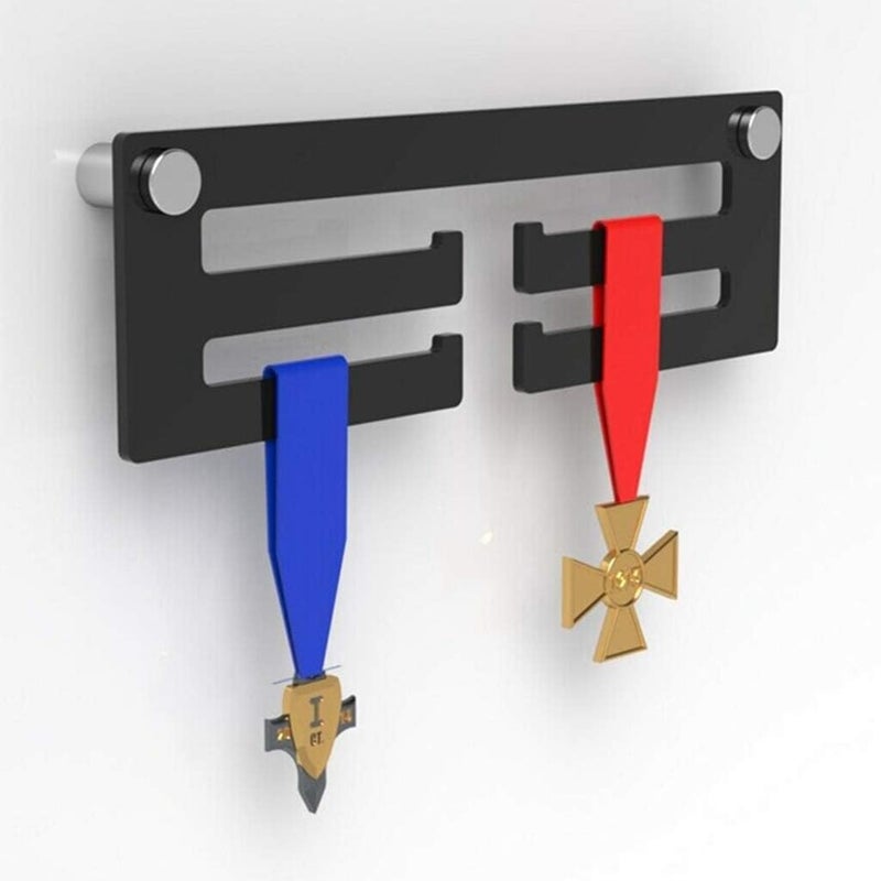klarako Medal Hanger Awards Holder Display Rack for Medals Use for All Sports Acrylic Medal Hanger Holder, Race Medal Display Holder, Running Medal Hangers - Image 2