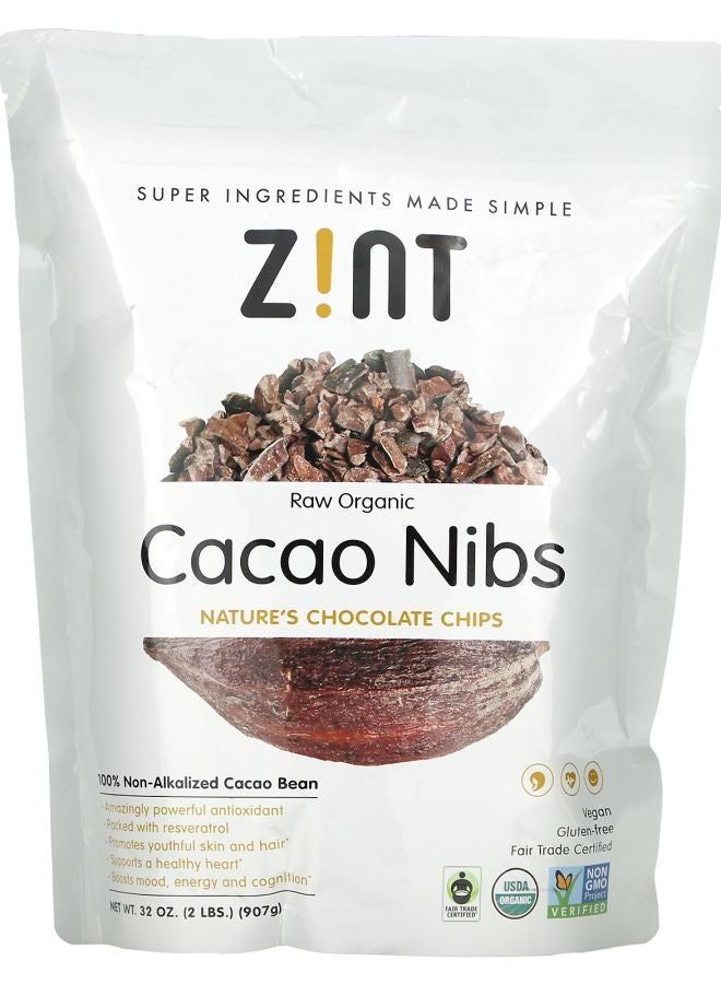 Raw Organic Cacao Nibs 32 oz (907 g)