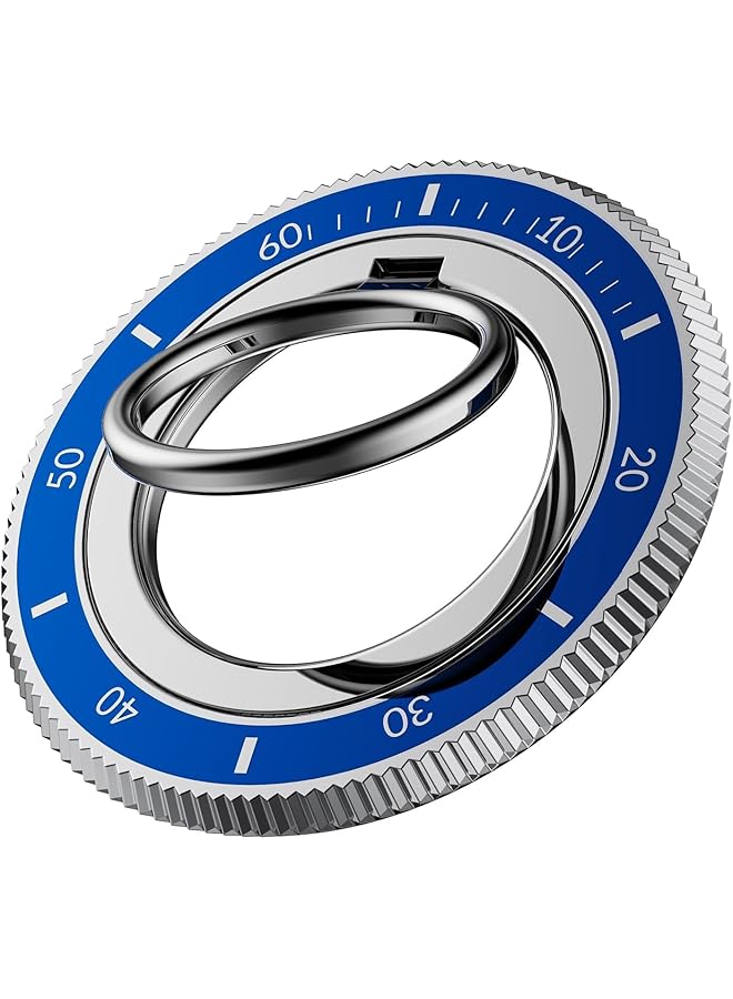 Green Tiger Magnetic Phone Ring Holder, Decorative Phone Grip Compatible for Mag/safe, 360° Rotation Finger Ring Stand for iPhone 15,Galaxy S24 and More Phones - Image 1