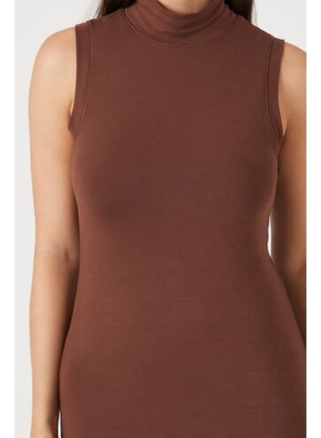 FOREVER 21 Mock Neck Mini Bodycon Dress - Image 5