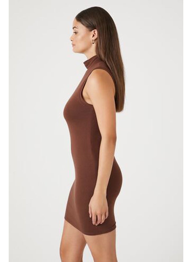 FOREVER 21 Mock Neck Mini Bodycon Dress - Image 2