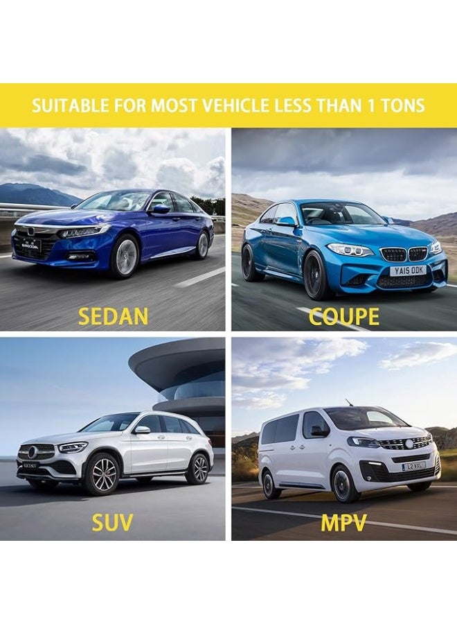 Car Scissor Jack 1 Ton – Compact Emergency Lifting Tool with Effort-Saving Ratchet Handle for Car, SUV & MPV - Image 4