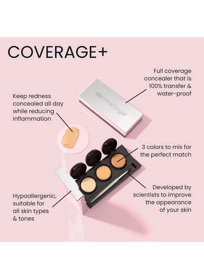 dermaflage تغطية + مكياج مضاد للاحمرار والوردية مع كريم لتخفيف الاحمرار للوجه: كريم الوردية لتخفيف الاحمرار للوجه مع مكياج مضاد للاحمرار بتغطية كاملة:… (فاتح) - Image 4