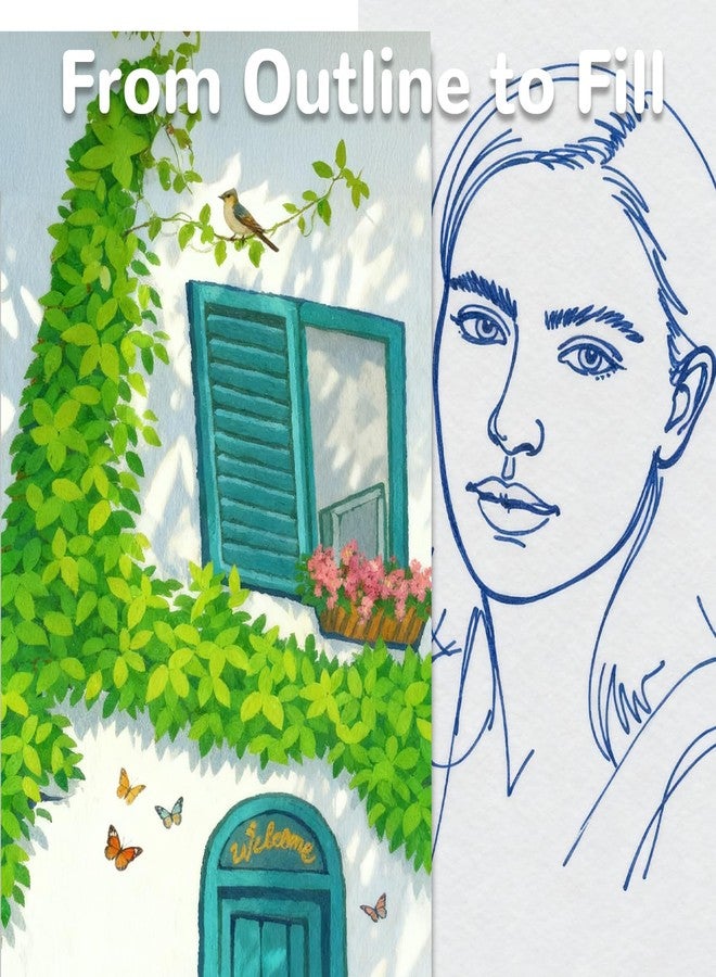 Guangna Macaron Acrylic Gel Pens 12 Color, Colored Pens for Journaling, Coloring Books, Calligraphy, Note Taking & DIY Crafts, RollerBall Pen Tip - Image 5