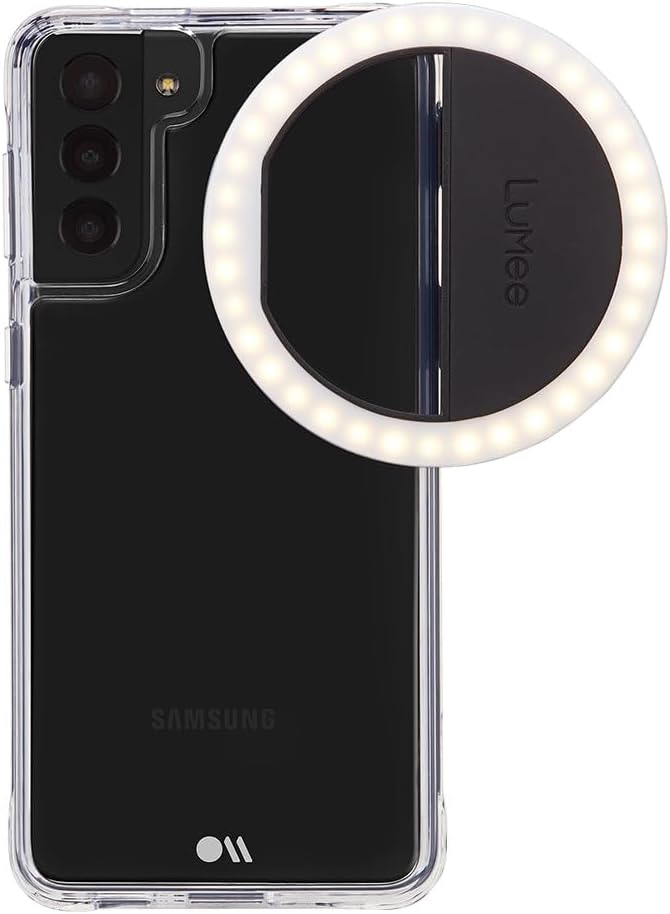 Casemate Lumee Studio Clip Light - LED Ring Light for Laptops, Monitors, Smartphones, Tablets - Portable and Rechargeable - Black - Image 3