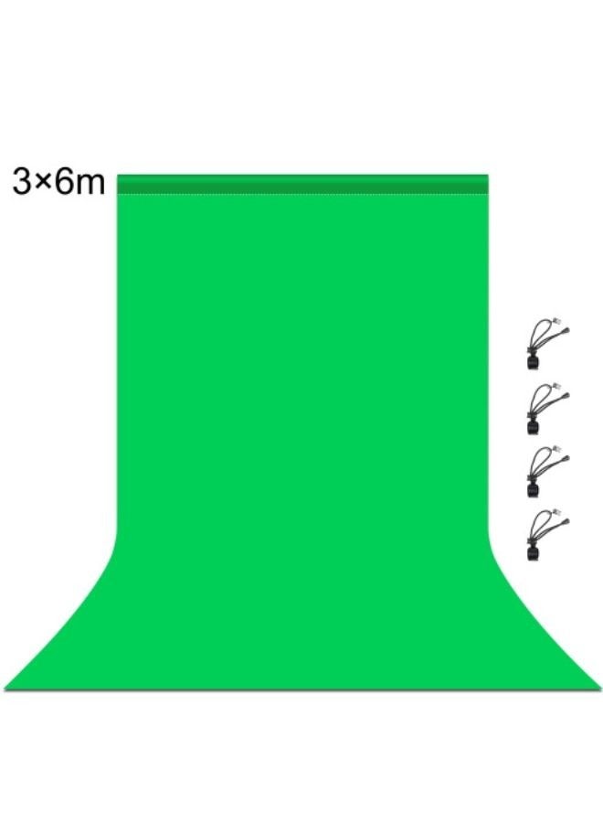 PULUZ PULUZ 3m x 6m Photography Background Thickness Photo Studio Background Cloth Backdrop(Green)  - Image 1