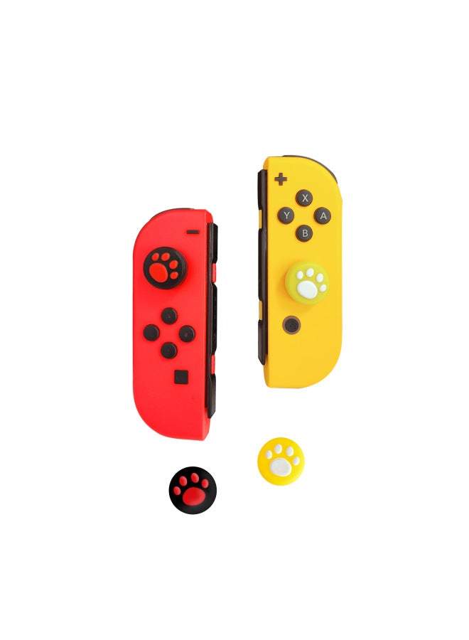 Switch Oled Gamepad Key Cap NS Cat Claw Key Cap Switch Cat Claw Rocker Cap-Product Color:White Powder - Image 2